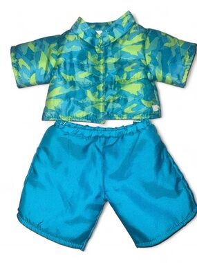 Build a Bear Camo Snowsuit Winter Coat Jacket Ski Sled Snow Suit Pants Set